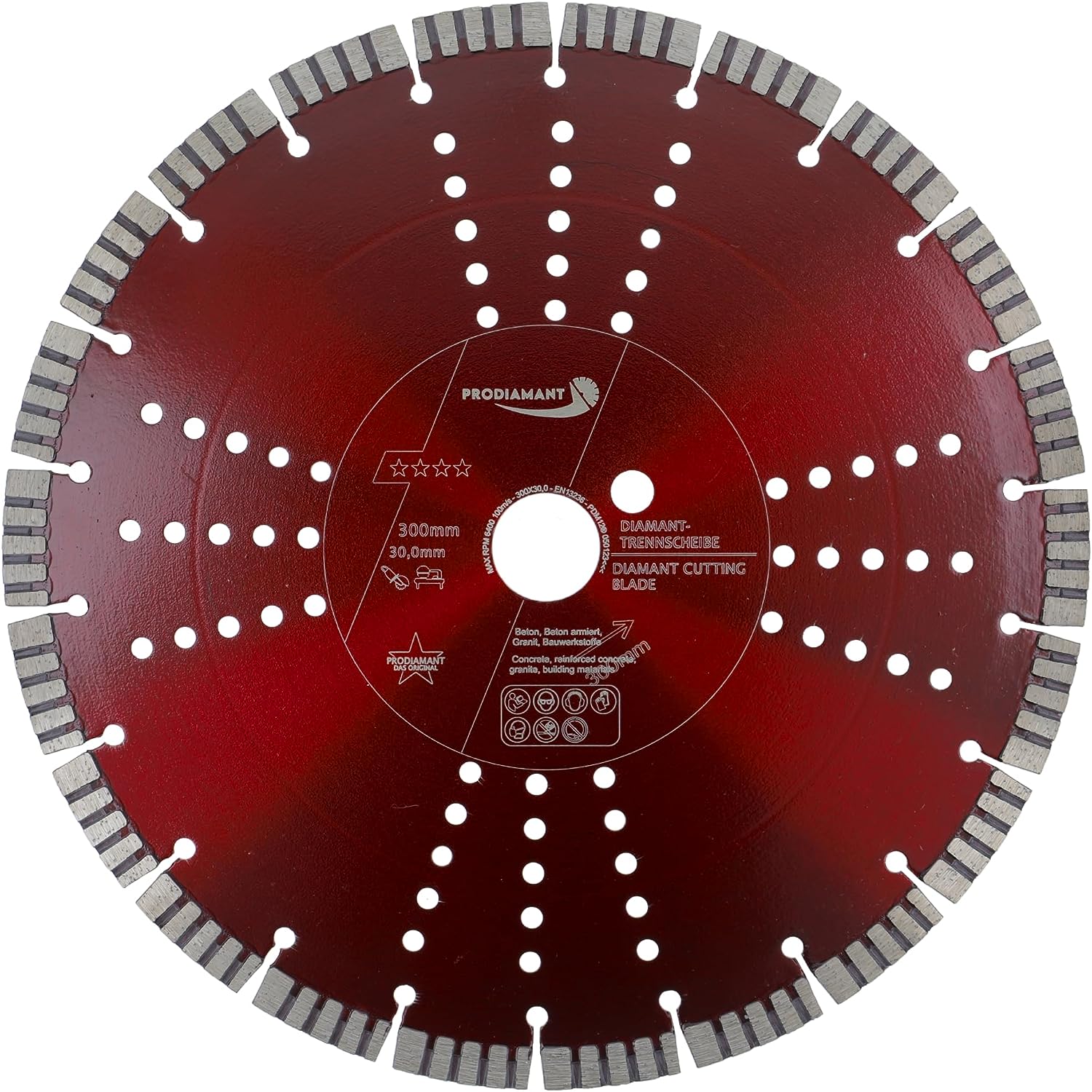Prodiamant Diamanttrennscheibe 300mm Beton, Universal Pro12